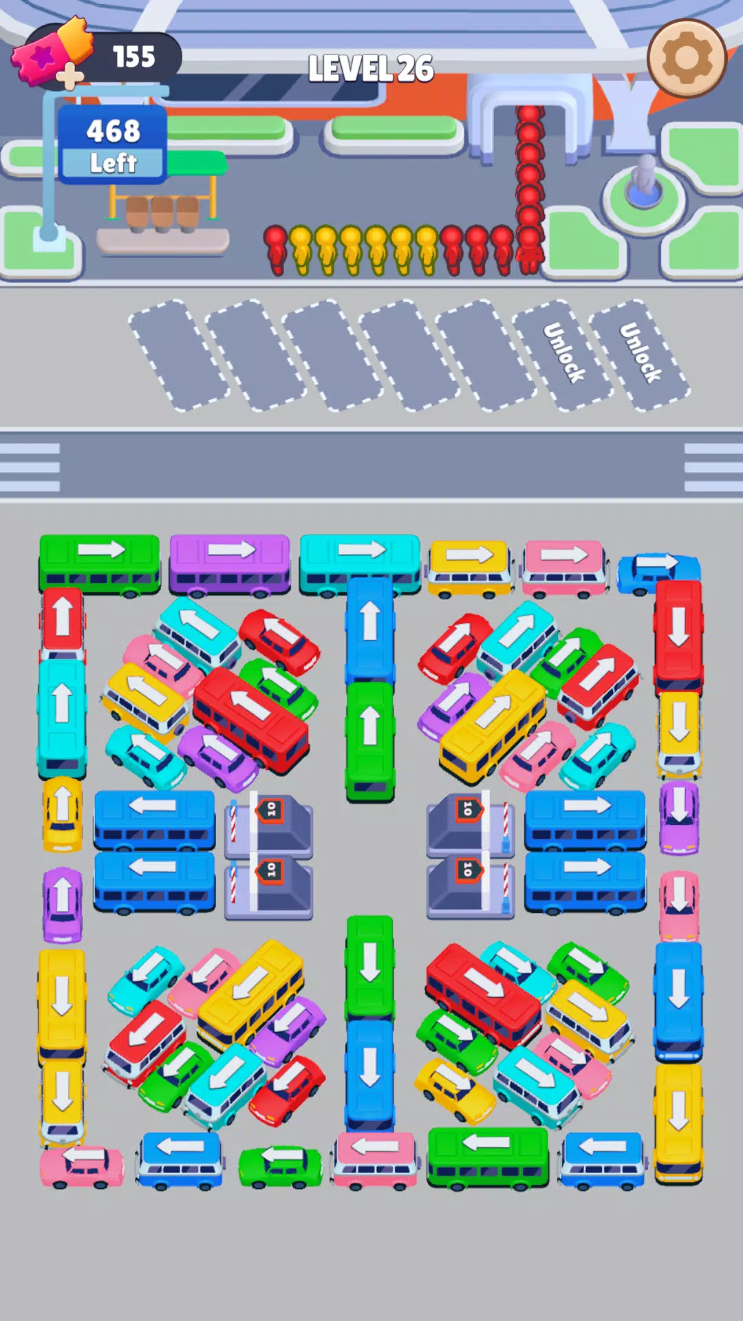 Bus Sort: Car Parking Jam Schermafbeelding 1