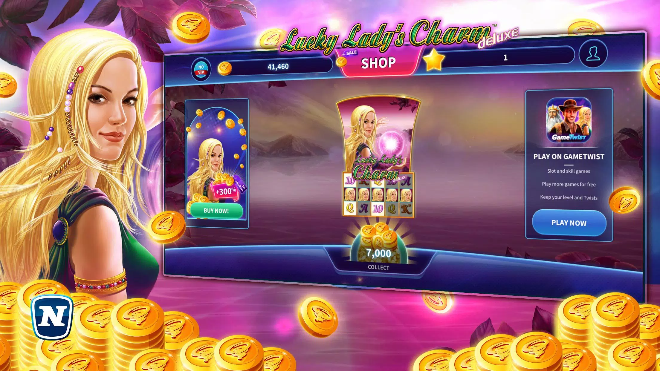 Lucky Lady's Charm Deluxe Slot ဖန်သားပြင်ဓာတ်ပုံ 2