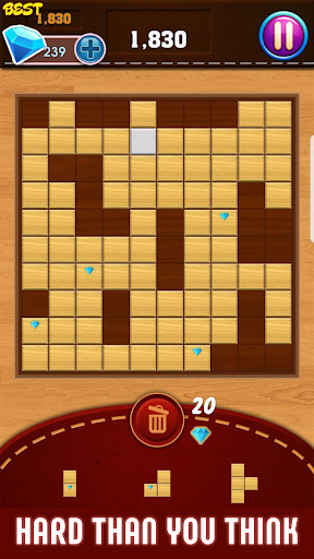 Block Puzzle : Classic Wood Ảnh chụp màn hình 1