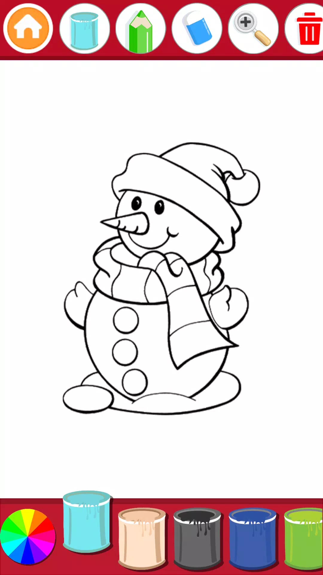 Christmas Coloring Book Schermafbeelding 2