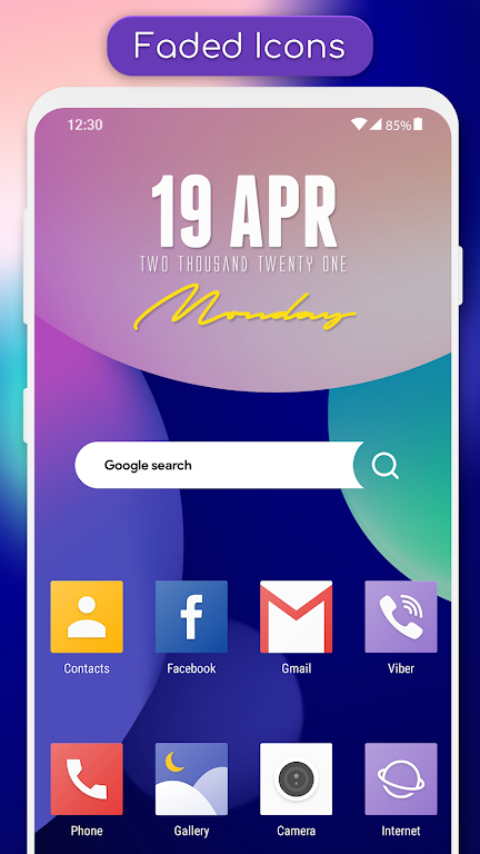 Faded - Icon Pack স্ক্রিনশট 1