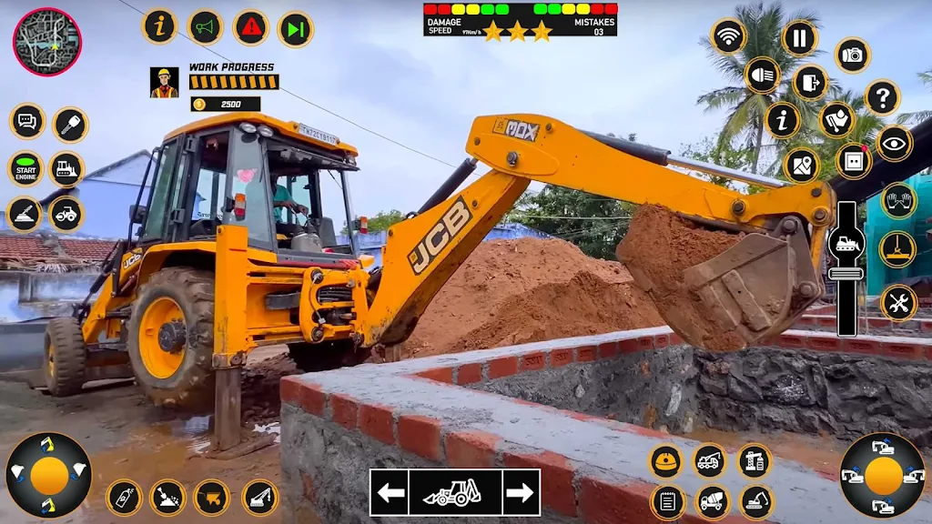 Snow Excavator Game: JCB Games Screenshot 2