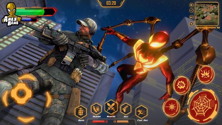 Iron Super Hero - Spider Games ภาพหน้าจอ 2