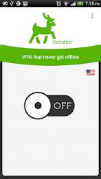 Reindeer VPN - Proxy VPN ภาพหน้าจอ 1