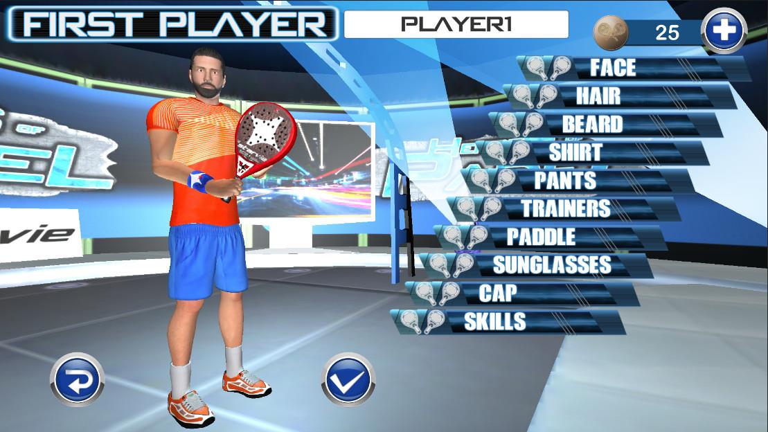 Schermata Heroes of Padel paddle tennis 2