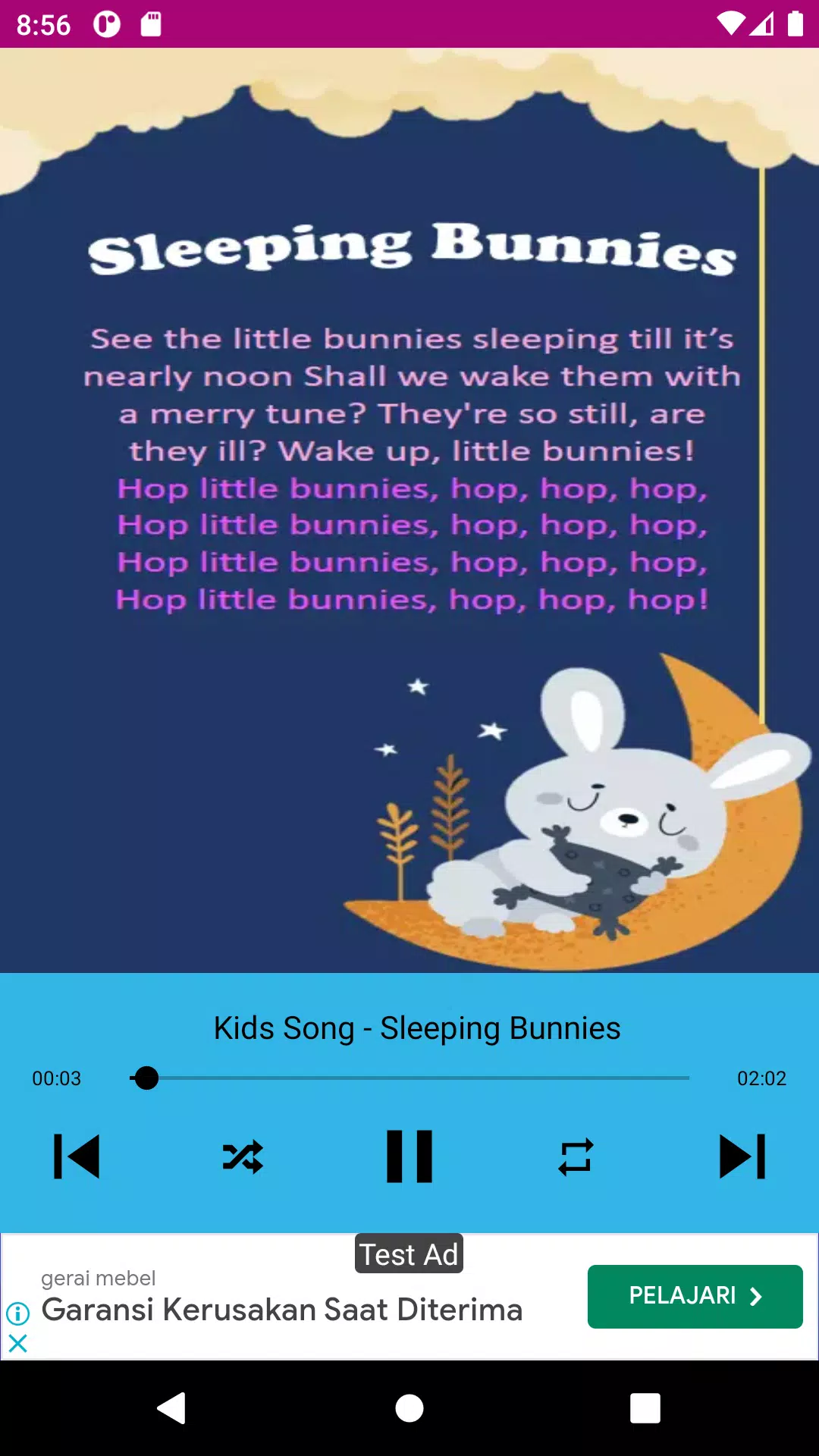 baby songs - nursery rhymes Screenshot 2