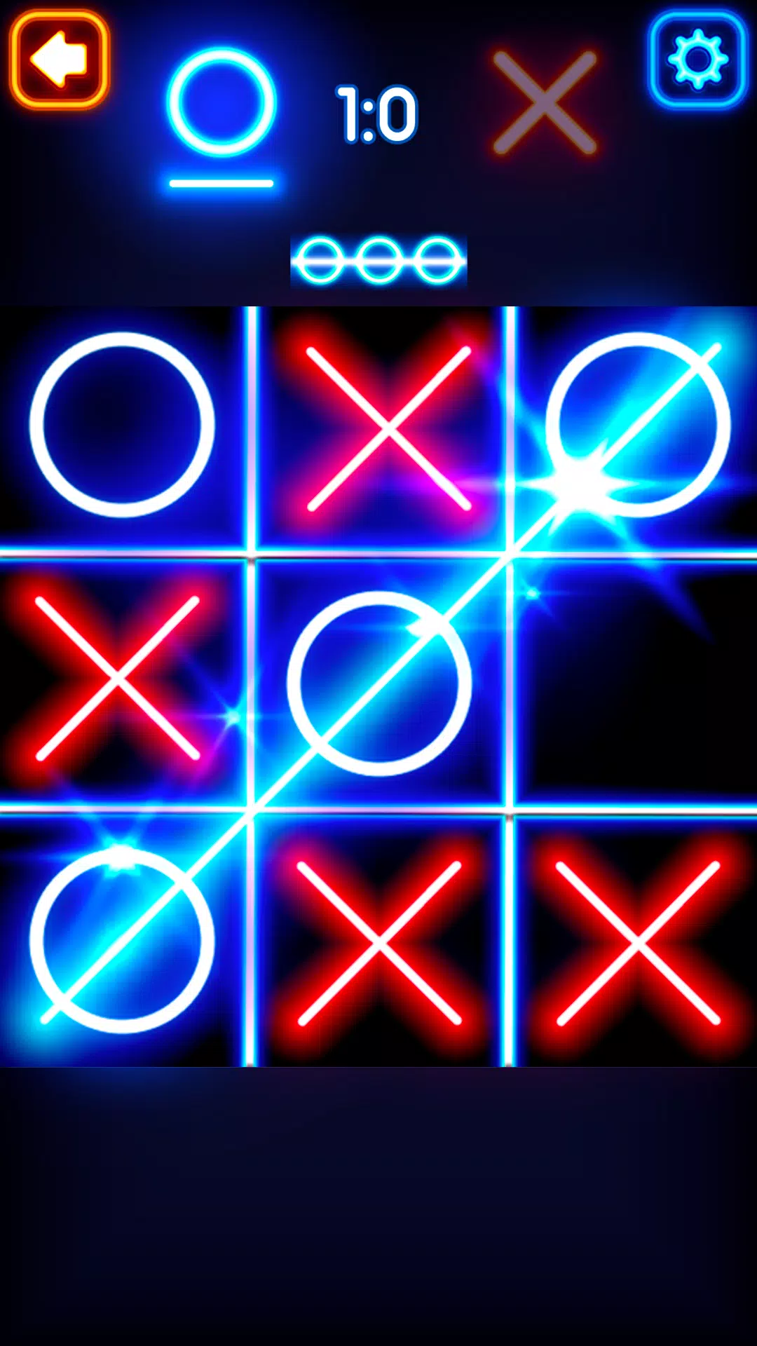 Tic Tac Toe Glow: 둘이서 하는 게임 스크린샷 2