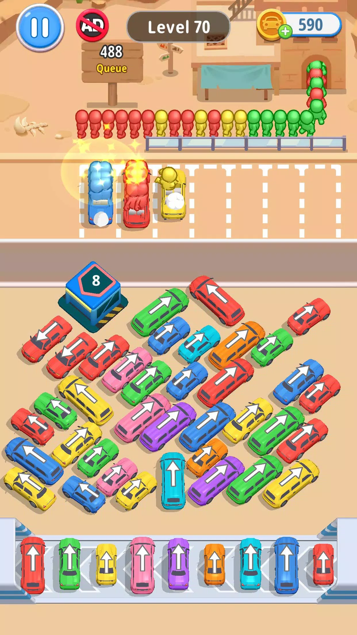 Car Jam Solver Tangkapan skrin 3