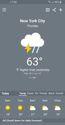 Weather & Clima - Weather Sky ဖန်သားပြင်ဓာတ်ပုံ 2