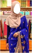 Women Hijab Saree Photo Suits ဖန်သားပြင်ဓာတ်ပုံ 4