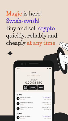 Schermata Mercuryo Bitcoin Cryptowallet 3