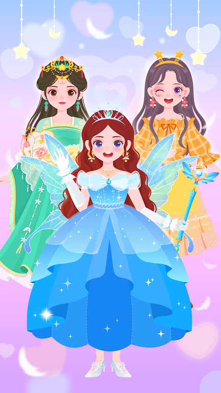 DuDu Princess dress up game スクリーンショット 3