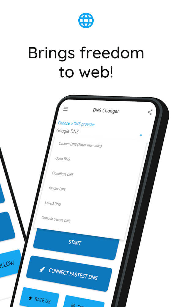 DNS Changer Mod ဖန်သားပြင်ဓာတ်ပုံ 2