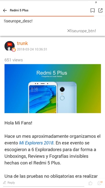 Xiaomi Community Captura de pantalla 2