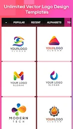 Logo Maker & Brand Designer Captura de tela 1