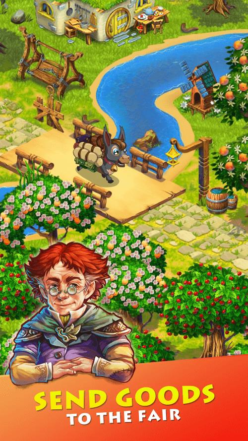 Farmdale: farming games & town Capture d'écran 1