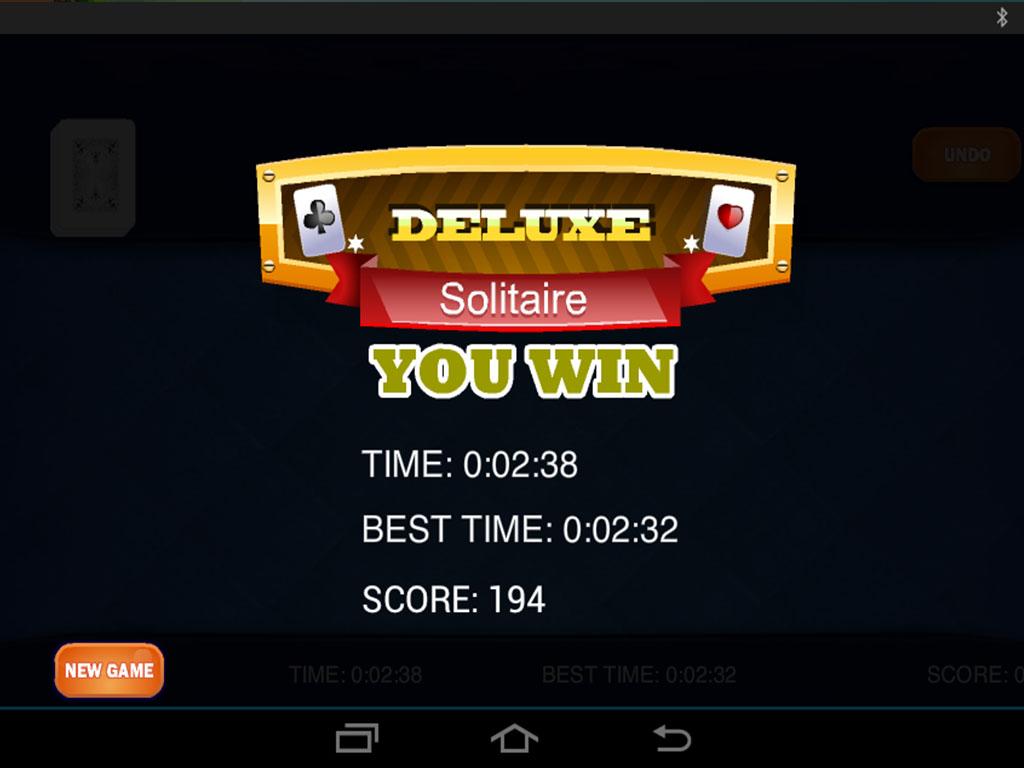 Deluxe Solitaire Screenshot 3