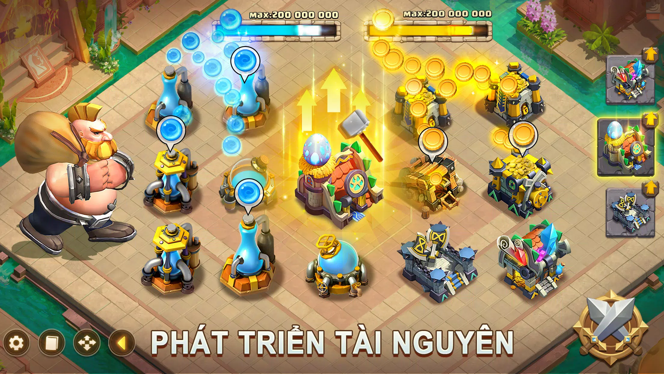 CastleClash:Quyết Chiến-Gamota スクリーンショット 2