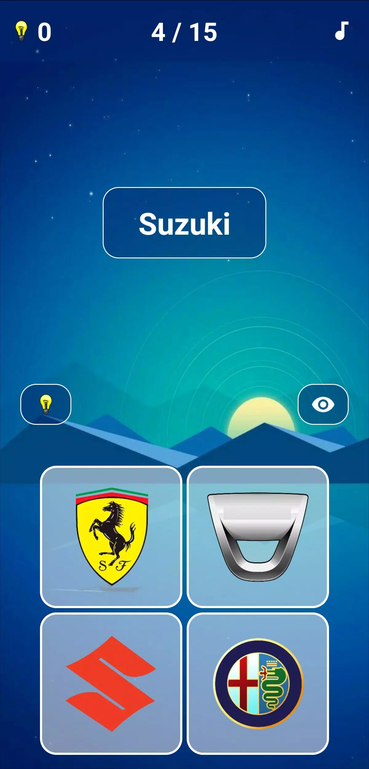 Car Logo Quiz 2 Captura de pantalla 1