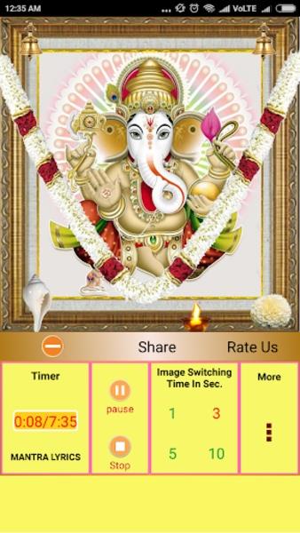 Powerful Ganesh Mantra Tangkapan skrin 2