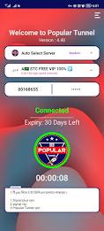 Popular Tunnel VPN ဖန်သားပြင်ဓာတ်ပုံ 2