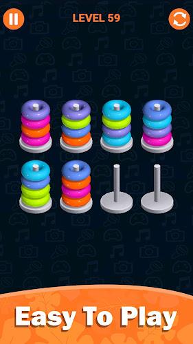 Stacolor: Hoop Stack Ring Game應用截圖第4張