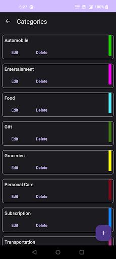 Expense Tracker Captura de pantalla 2