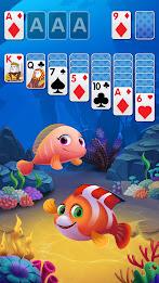 Solitaire Fish Klondike Card Ảnh chụp màn hình 1