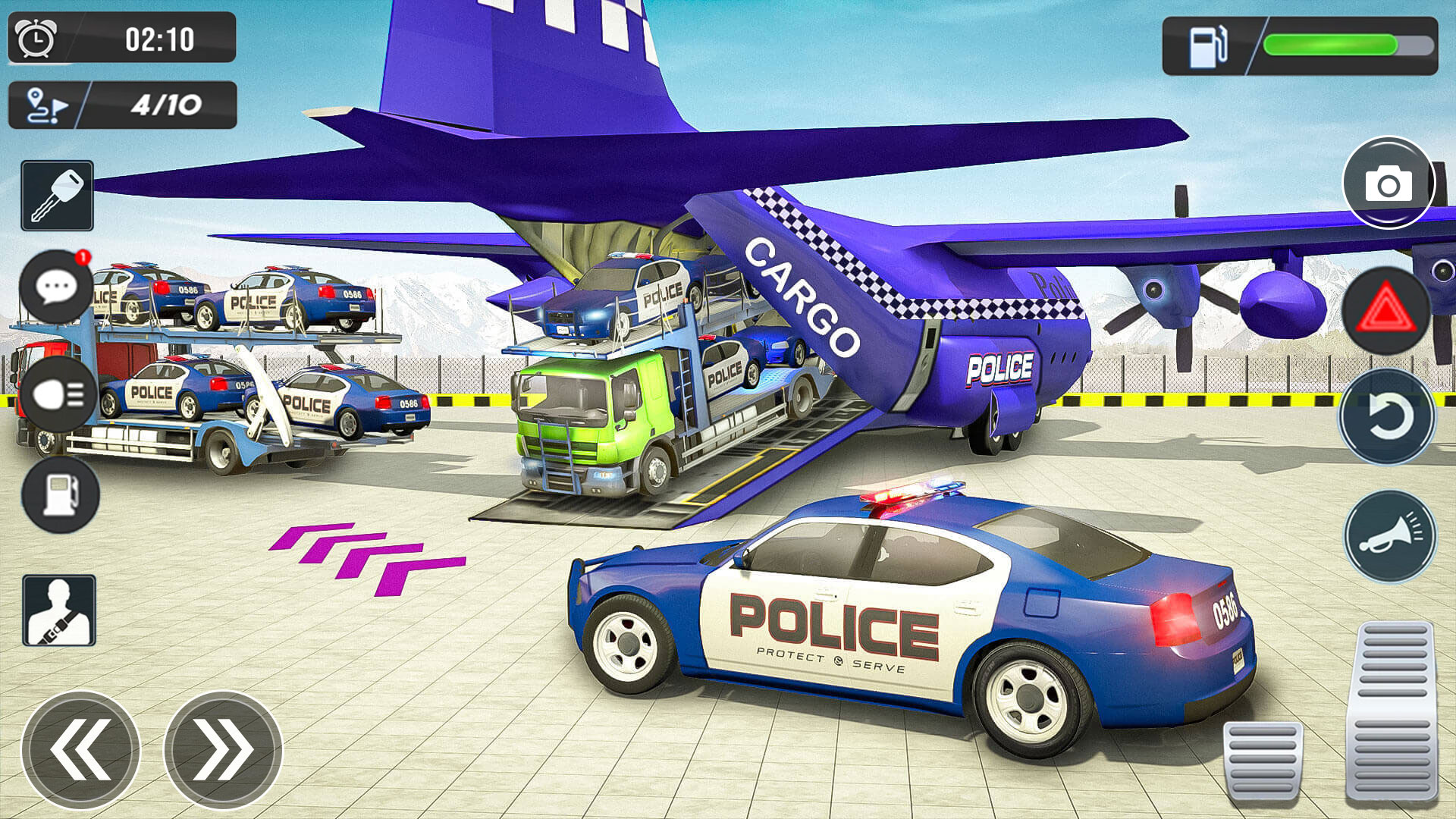 Police Games: Truck Transport Captura de tela 1