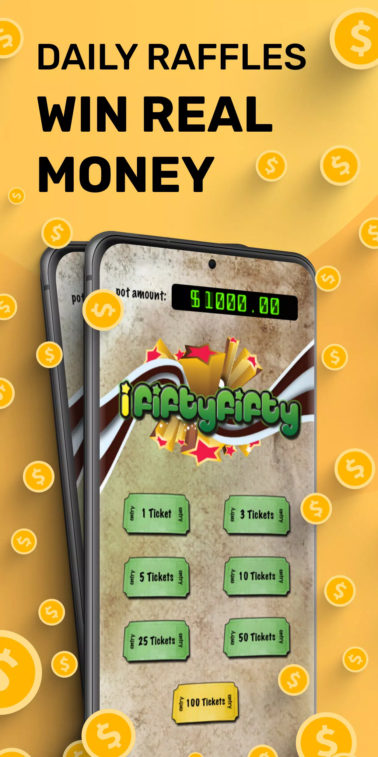 Money Making Game iFiftyFifty স্ক্রিনশট 1