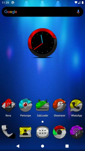 Half Light Icon Pack Capture d'écran 1