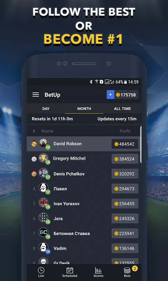 Sports Betting Game - BET UP Ekran Görüntüsü 4