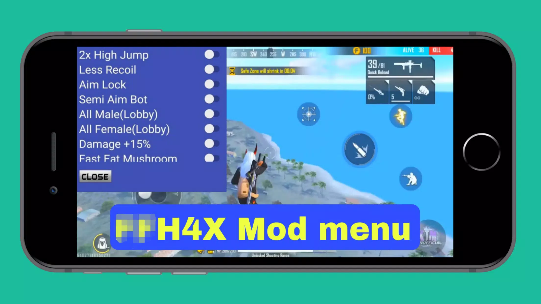 Fire Mod Menu ภาพหน้าจอ 2