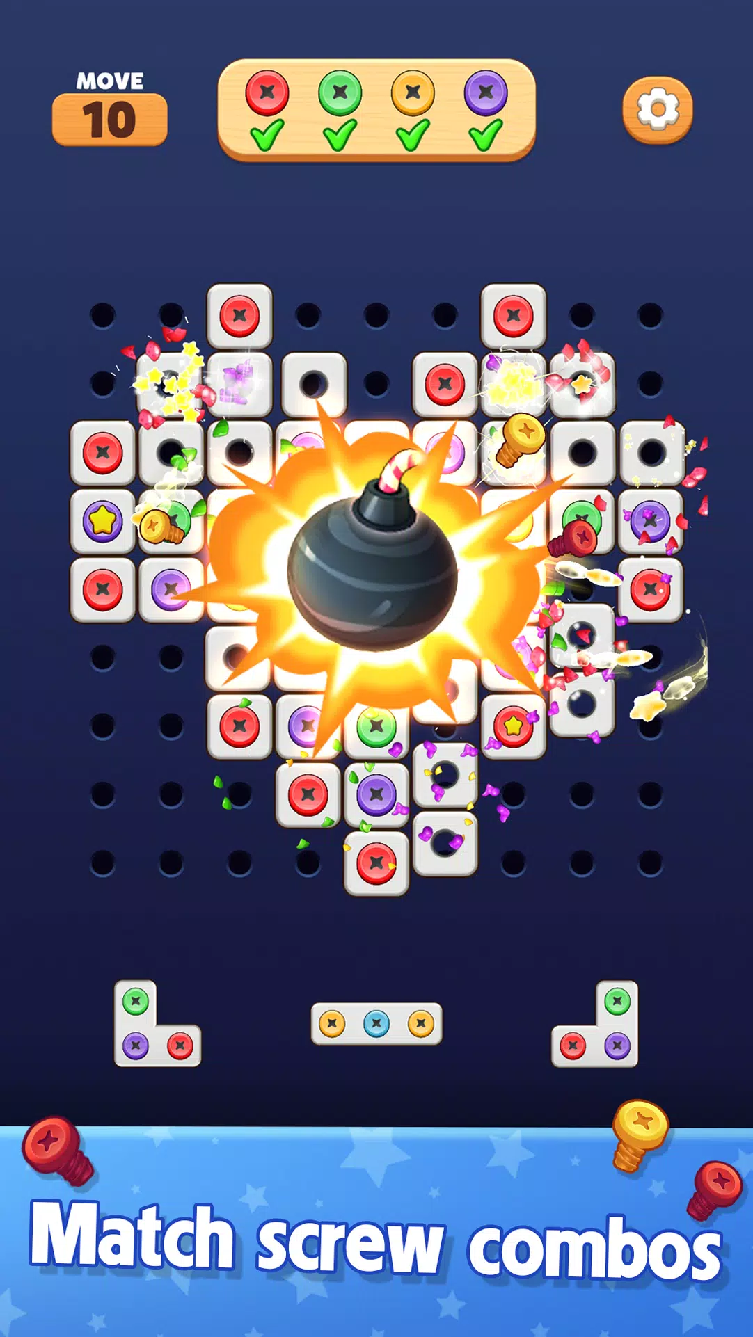 Screw Blast: Match The Bolts Screenshot 4