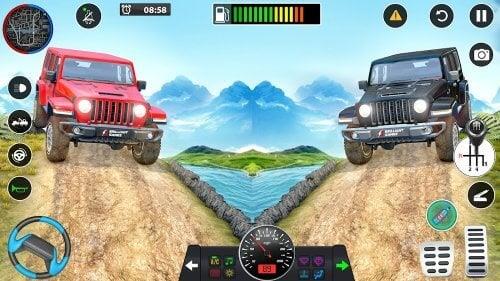 Offroad Jeep Driving Games 3D Captura de pantalla 2