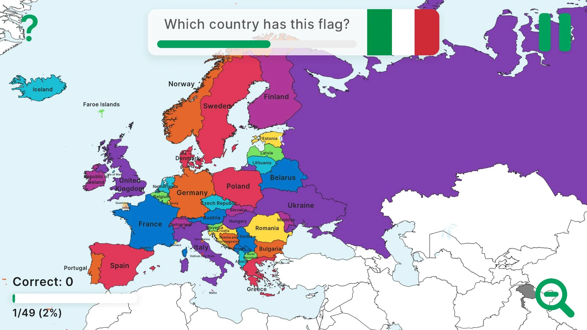 StudyGe - World Geography Quiz Screenshot 1