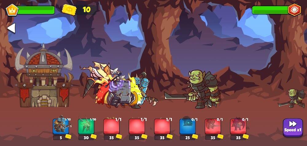 Heroes vs Monsters: Tower War Ảnh chụp màn hình 4