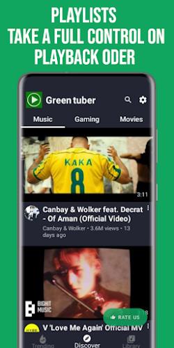 GreenTuber Lite: blocks ads ภาพหน้าจอ 2