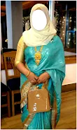 Women Hijab Saree Photo Suits スクリーンショット 3