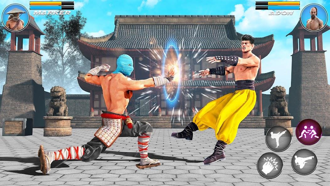 Kung Fu karate Game Offline 3D Mod स्क्रीनशॉट 1