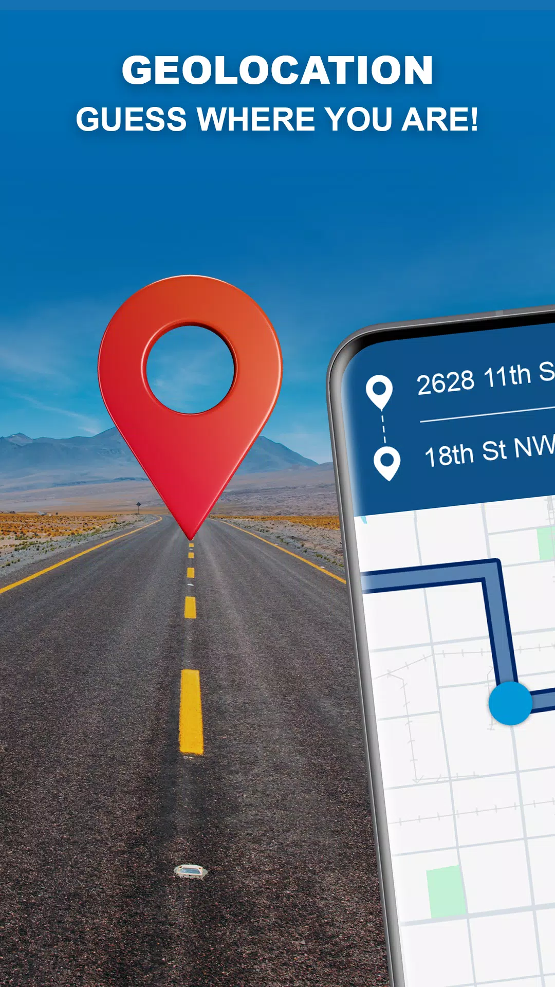 GPS Navigation: Road Map Route Screenshot 2