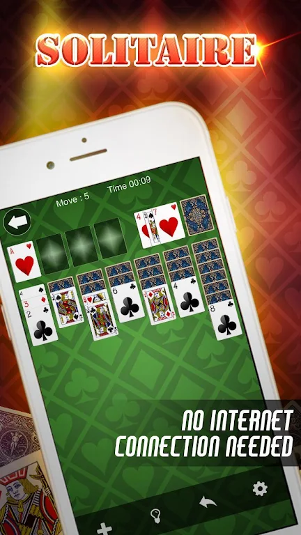 Super Solitaire Sonic - Classic Card Free ဖန်သားပြင်ဓာတ်ပုံ 1