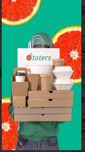 Toters: Food Delivery & More Tangkapan skrin 2