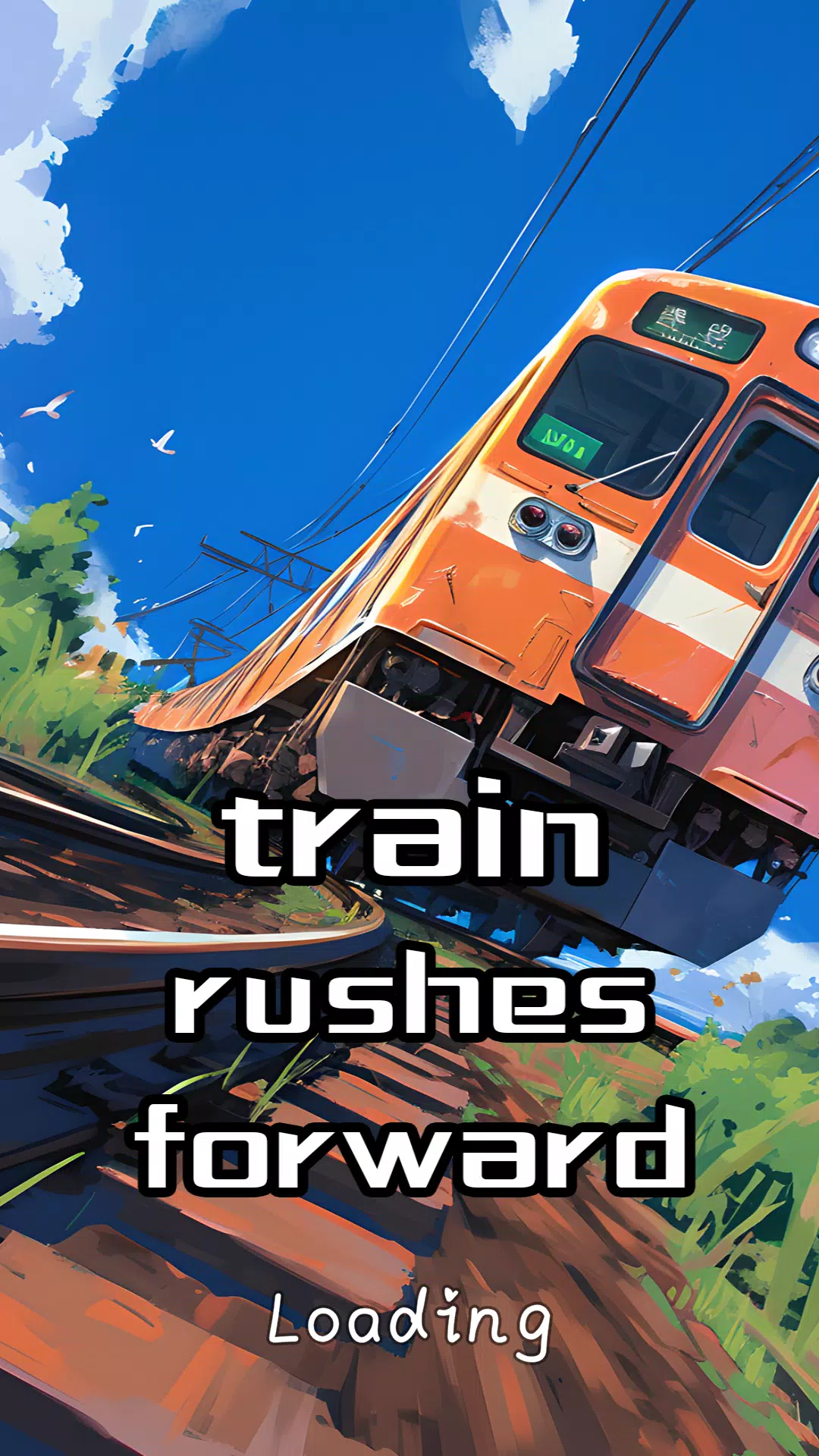 The train rushes forward Screenshot 1