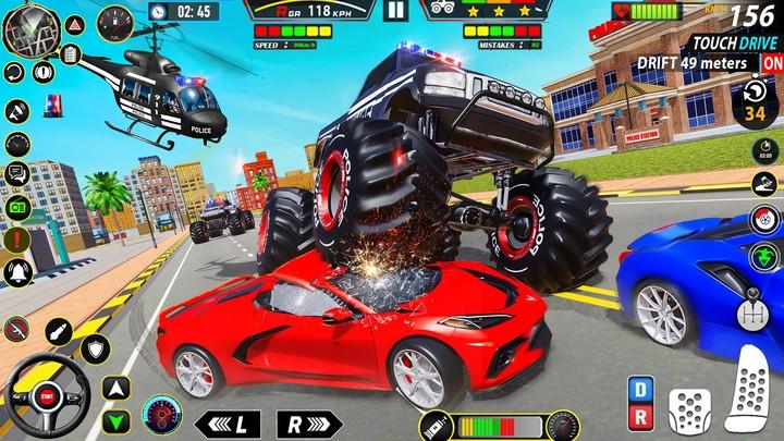 Police Monster Truck Car Games应用截图第2张