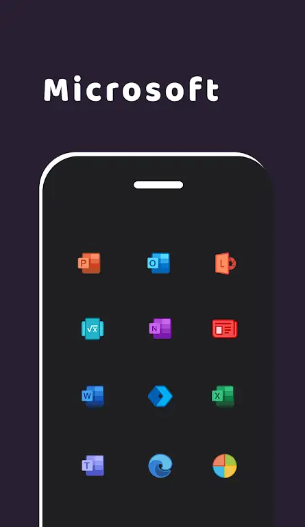 Duo Nano Icon Pack ဖန်သားပြင်ဓာတ်ပုံ 3