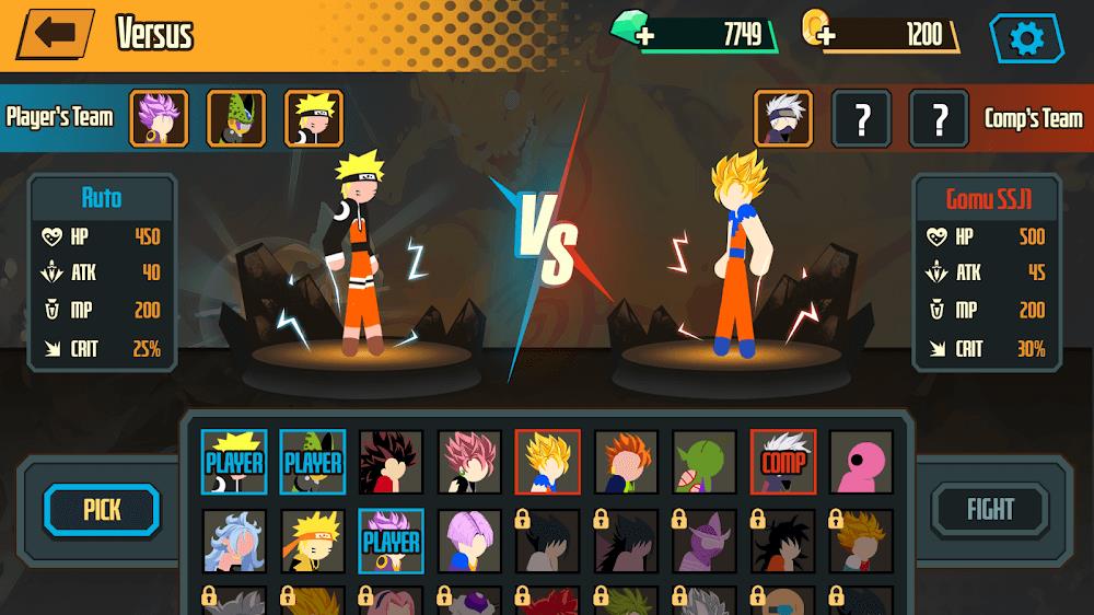 Stickman Dragon Fight - Super Captura de tela 4