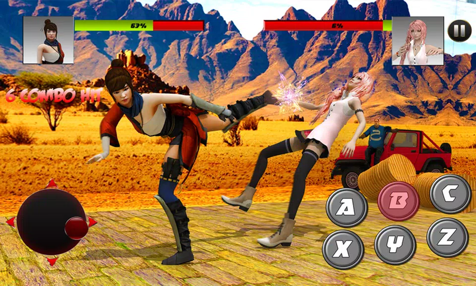 Women Kung Fu Fighting Ekran Görüntüsü 2