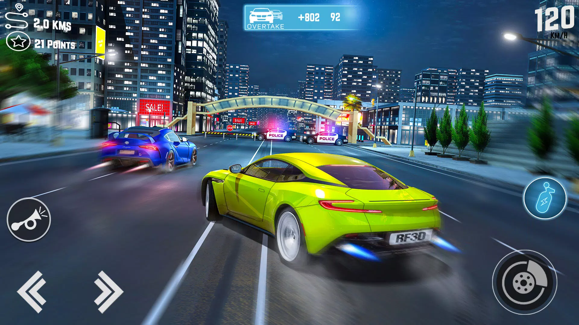 Real Highway Car Racing Game ภาพหน้าจอ 3