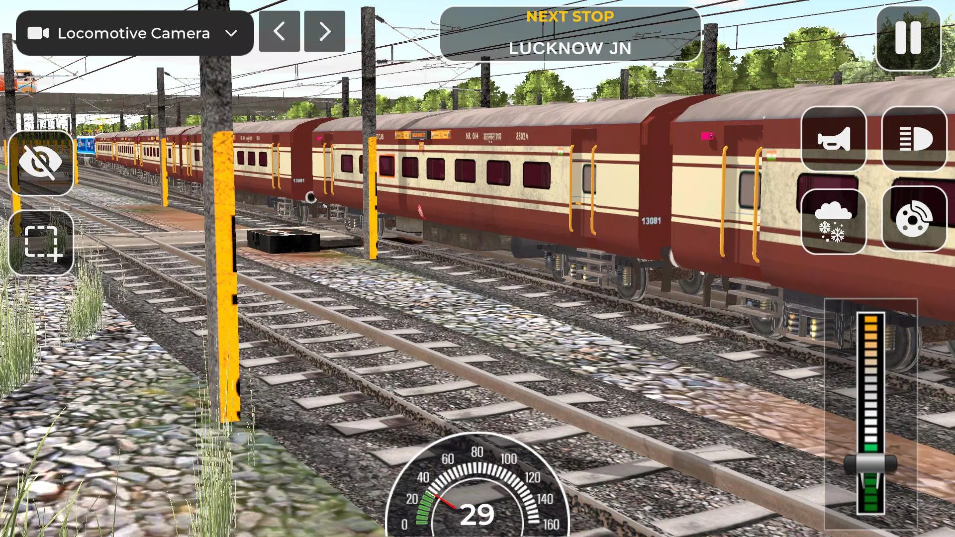 Indian Railway Train Simulator Tangkapan skrin 4